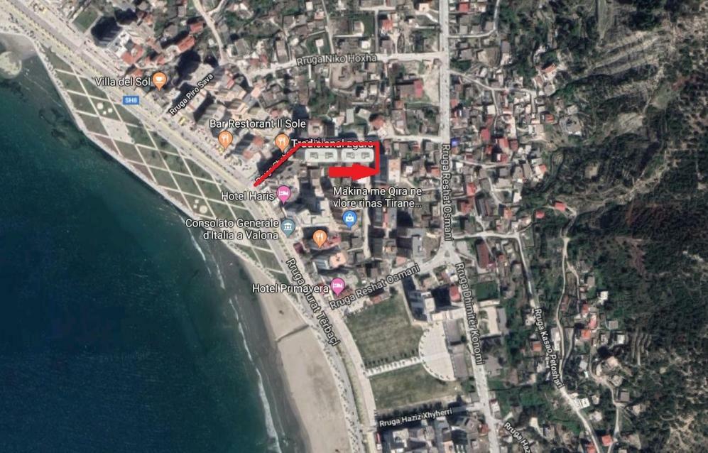Lindita'S Seaview Appartment Vlorë Eksteriør billede